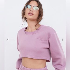 For Love and Lemons Cropped Sweatshirt XS